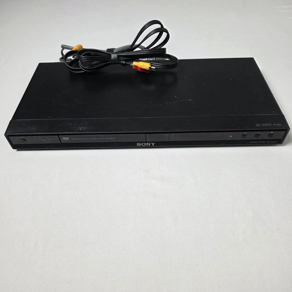 Sony DVP-NS57P CD/DVD Player Progressive Scan Digital Out Tested Works No Remote